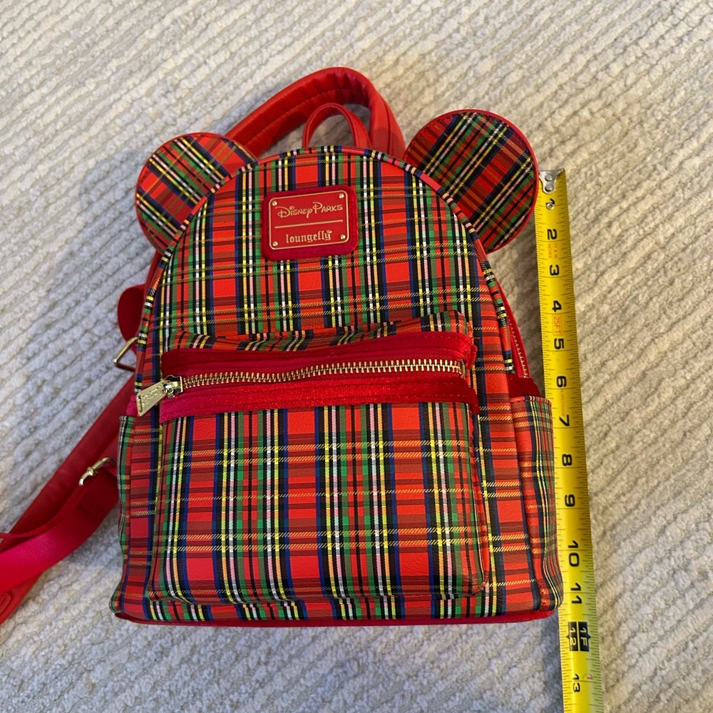 Disney Plaid Kids Backpack with Ears - Picture 9 of 9